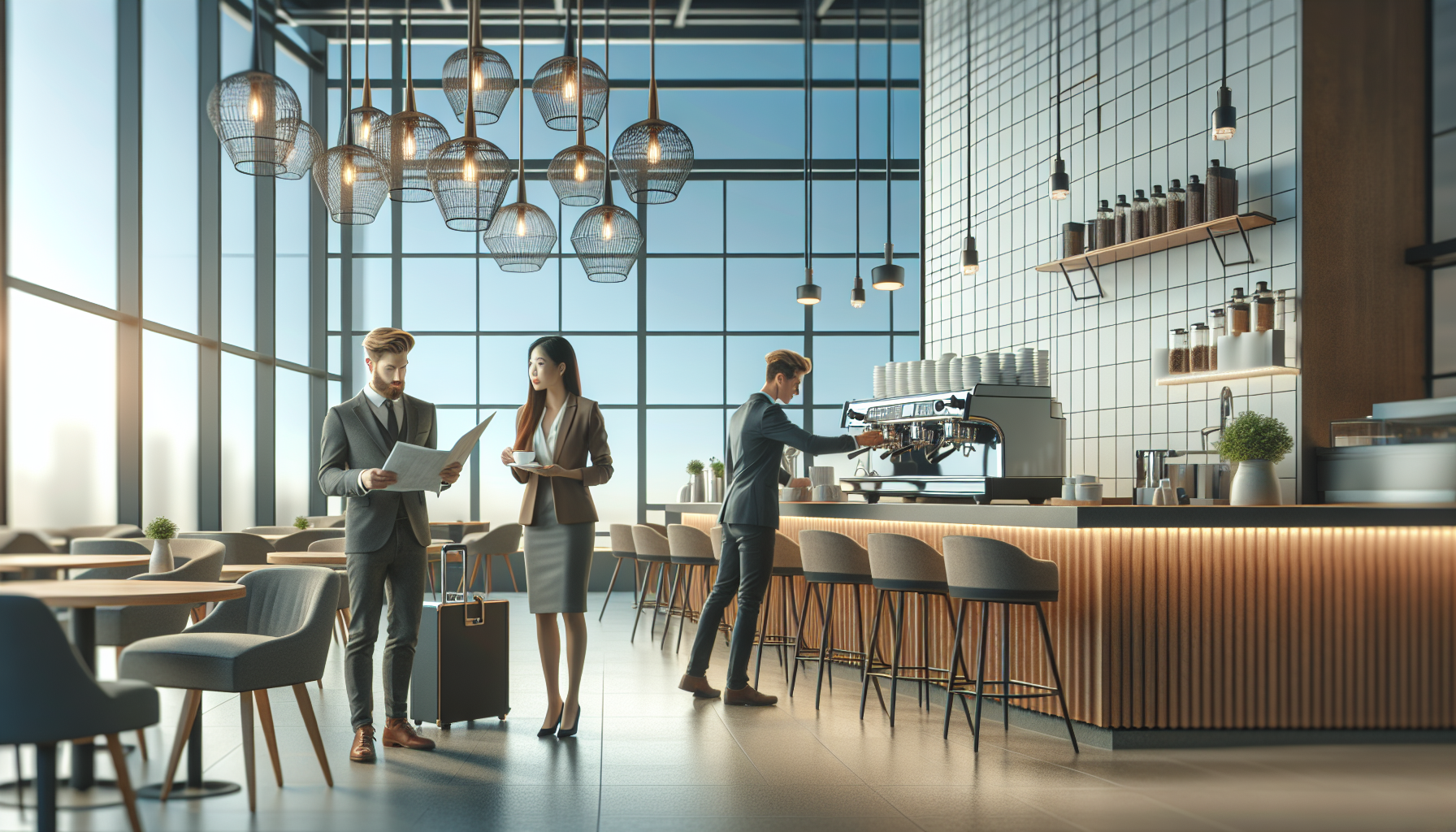 Restaurant-palveluita suoritettavana, ammattimaine